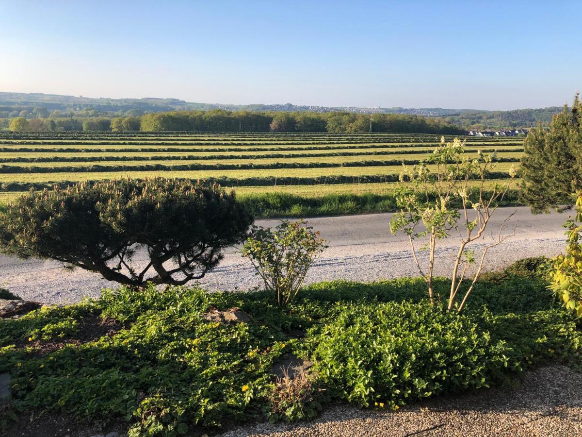 Appartamento Ferne Und Weite Im Sauerland Blick Ueber Das Ruhrtal Barge Esterno foto