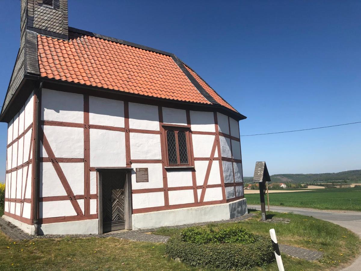 Appartamento Ferne Und Weite Im Sauerland Blick Ueber Das Ruhrtal Barge Esterno foto